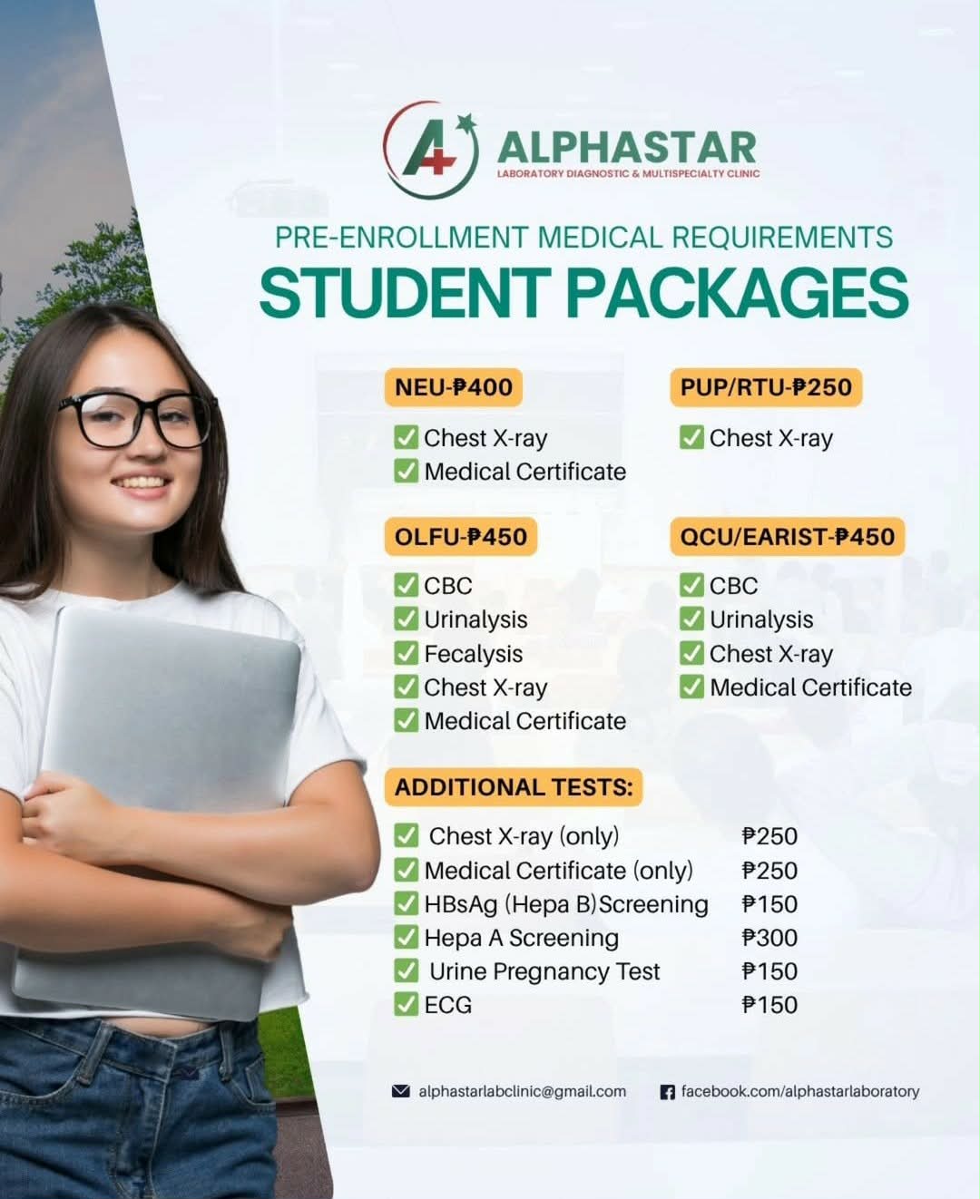 Alpha Star services and packages poster